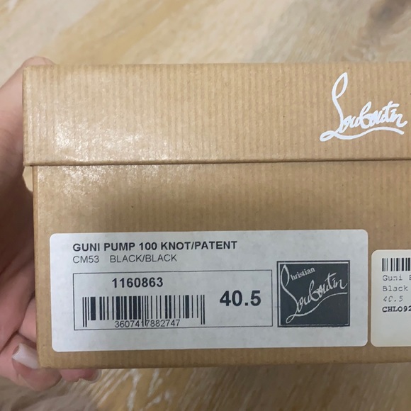 *SOLD** CHRISTIAN LOUBOUTIN GUNI PUMP 100 SZ 40.5 - Picture 12 of 12